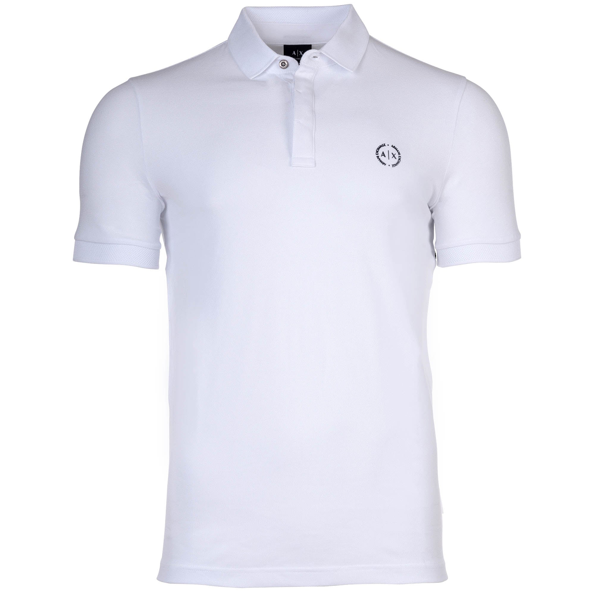 A|X ARMANI EXCHANGE Herren Poloshirt - Slim fit, einfarbig, Cotton Stretch