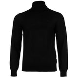A|X ARMANI EXCHANGE Herren Rollkragenpullover - Feinstrick, Schurwolle, Logo, einfarbig