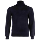 A|X ARMANI EXCHANGE Herren Rollkragenpullover - Feinstrick, Schurwolle, Logo, einfarbig