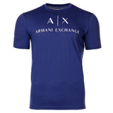 A|X ARMANI EXCHANGE Herren T-Shirt - Schriftzug, Rundhals, Cotton Stretch