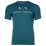 A|X ARMANI EXCHANGE Herren T-Shirt - Schriftzug, Rundhals, Cotton Stretch