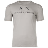 A|X ARMANI EXCHANGE Herren T-Shirt - Schriftzug, Rundhals, Cotton Stretch