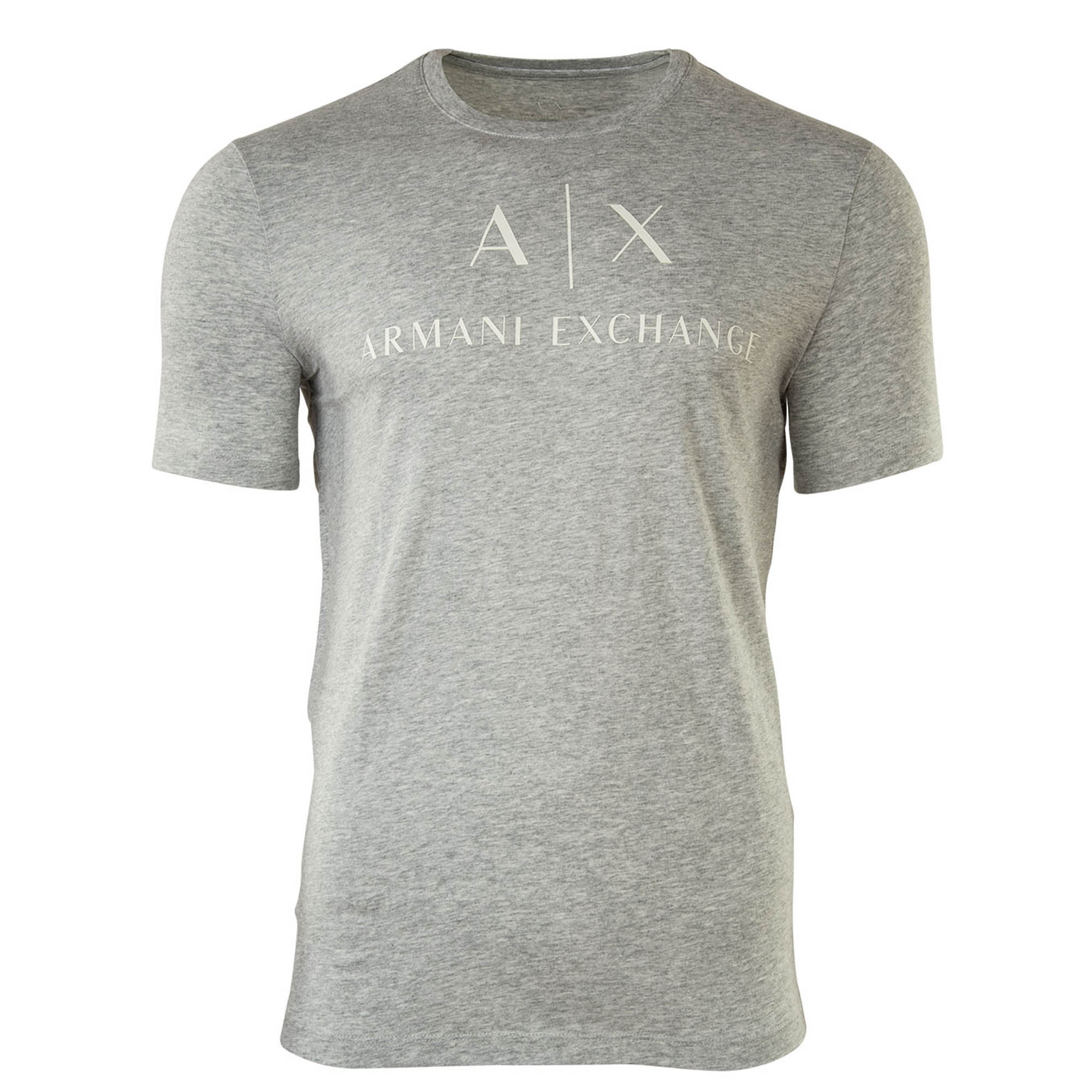 A|X ARMANI EXCHANGE Herren T-Shirt - Schriftzug, Rundhals, Cotton Stretch