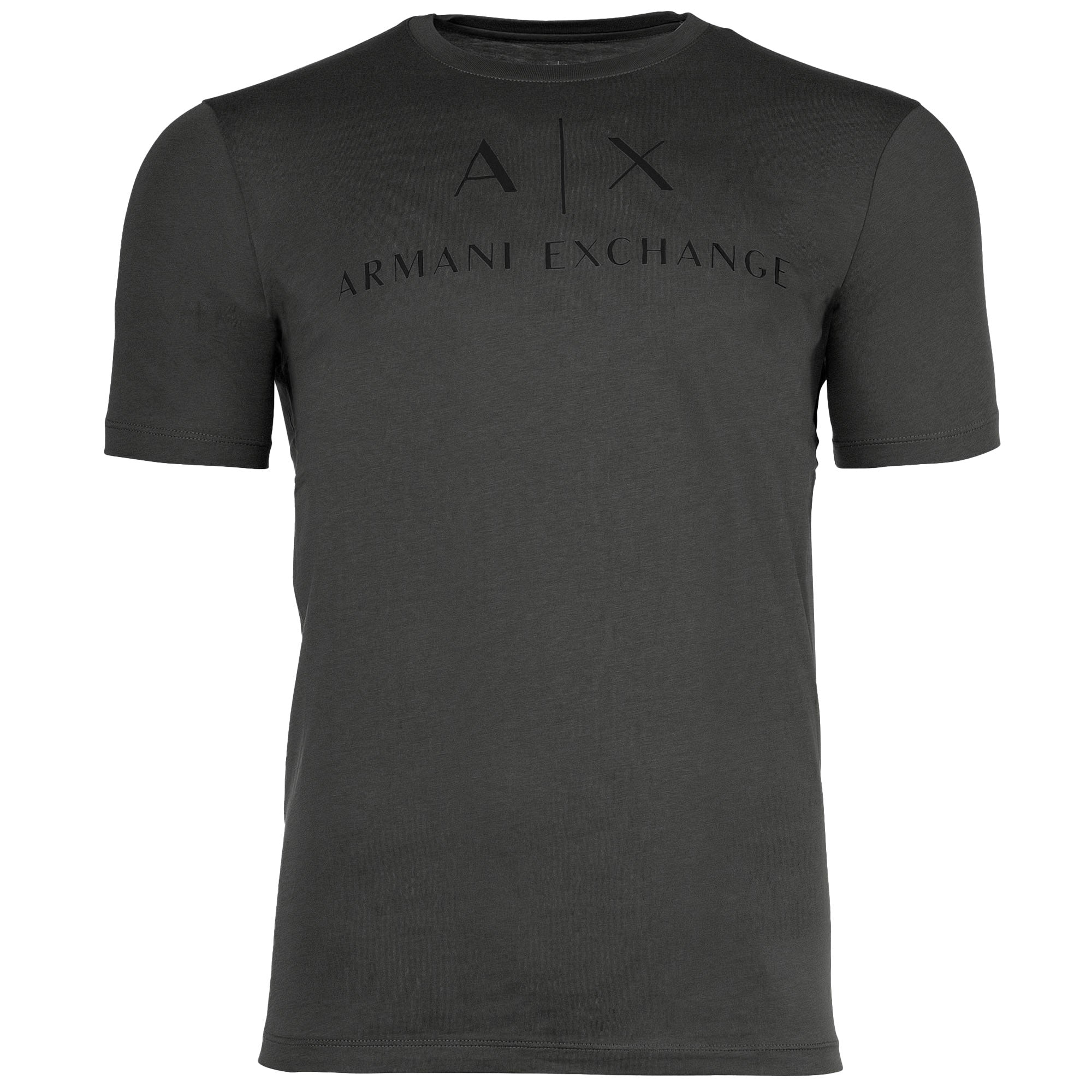 A|X ARMANI EXCHANGE Herren T-Shirt - Schriftzug, Rundhals, Cotton Stretch