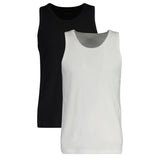 GANT men's vest, 2-pack - TANK TOP, round neck shirt, sleeveless, stretch cotton
