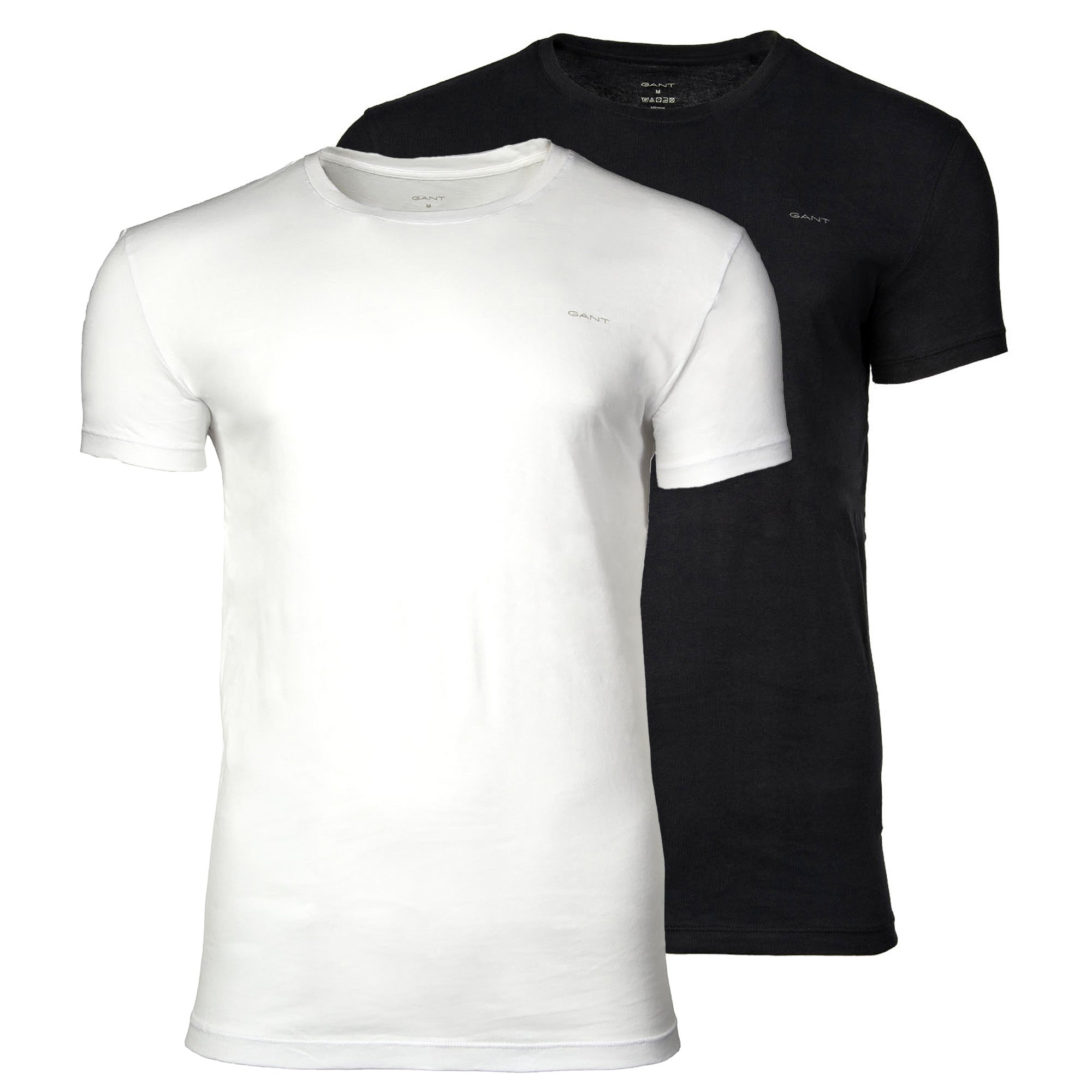 GANT Herren T-Shirt, 2er Pack - C-NECK T-SHIRT 2-PACK, Rundhals, kurzarm, Cotton