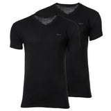 GANT Herren T-Shirt, 2er Pack - V-NECK T-SHIRT 2-PACK, V-Ausschnitt, kurzarm, Cotton