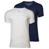 GANT men's T-shirt, 2-pack - V-NECK T-SHIRT 2-PACK, V-neck, short-sleeved, cotton