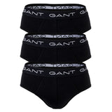 GANT Herren Slips, 3er Pack - Brief 3-Pack, Slim Fit, Logo, Stretch Cotton, uni