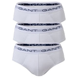 GANT Herren Slips, 3er Pack - Brief 3-Pack, Slim Fit, Logo, Stretch Cotton, uni