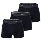 GANT Herren Boxershorts, 3er Pack - Core Trunk 3-Pack, Cotton Stretch, einfarbig