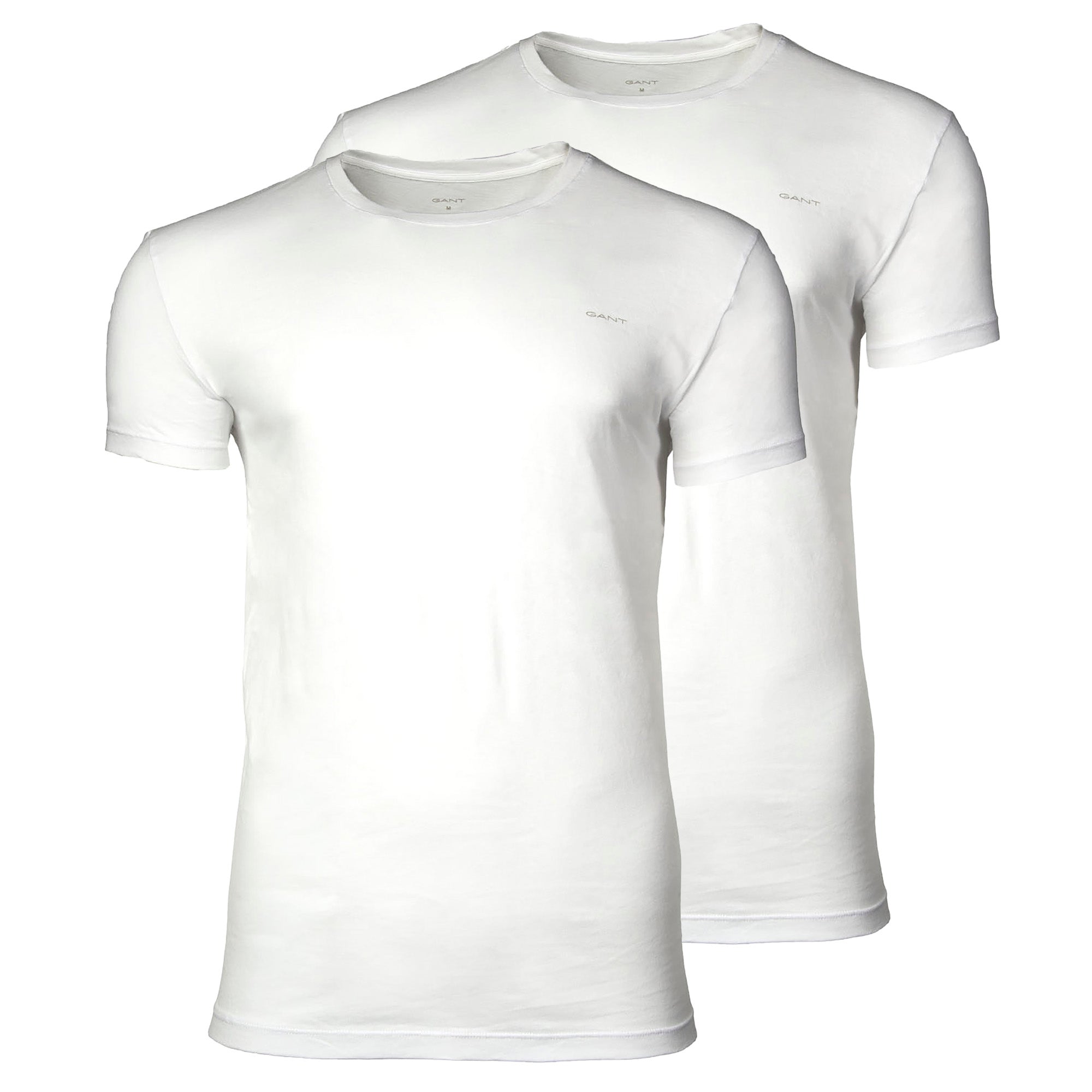 GANT Herren T-Shirt, 2er Pack - C-NECK T-SHIRT 2-PACK, Rundhals, kurzarm, Cotton