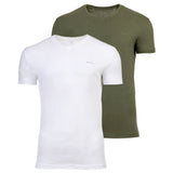 GANT men's T-shirt, 2-pack - V-NECK T-SHIRT 2-PACK, V-neck, short-sleeved, cotton