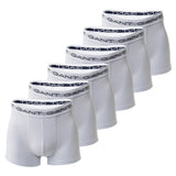 GANT Herren Boxershorts, 6er Pack - Trunks, Cotton Stretch, Logo, einfarbig