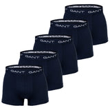 GANT Herren Boxershorts, 5er Pack - Core Trunk 5-Pack, Cotton Stretch, einfarbig