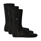 TOM TAILOR men's socks, 3 pack - basic, cotton blend, solid color