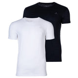 GANT Herren T-Shirt, 2er Pack - Rundhals, Crew Neck, kurzarm, Baumwolle