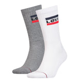 Levi's Unisex Sportsocken, Vorteilspack - Regular Cut SPRTWR, Logo, einfarbig