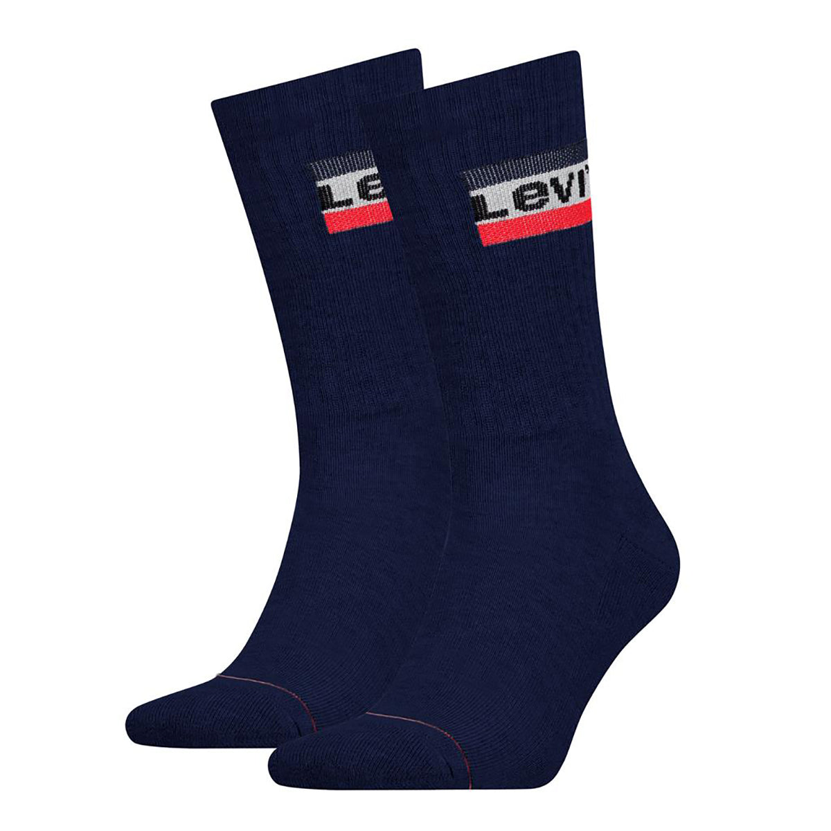 Levi's Unisex Sportsocken, Vorteilspack - Regular Cut SPRTWR, Logo, einfarbig