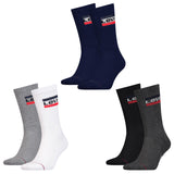 Levi's Unisex Sportsocken, Vorteilspack - Regular Cut SPRTWR, Logo, einfarbig