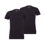 Levi's Herren T-Shirts, 2er Pack - Rundhals, Kurzarm, einfarbig