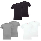 Levi's Herren T-Shirts, Vorteilspack - Rundhals, Kurzarm, einfarbig
