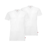 Levi's Herren T-Shirts, Vorteilspack - V-Ausschnitt, Kurzarm, einfarbig