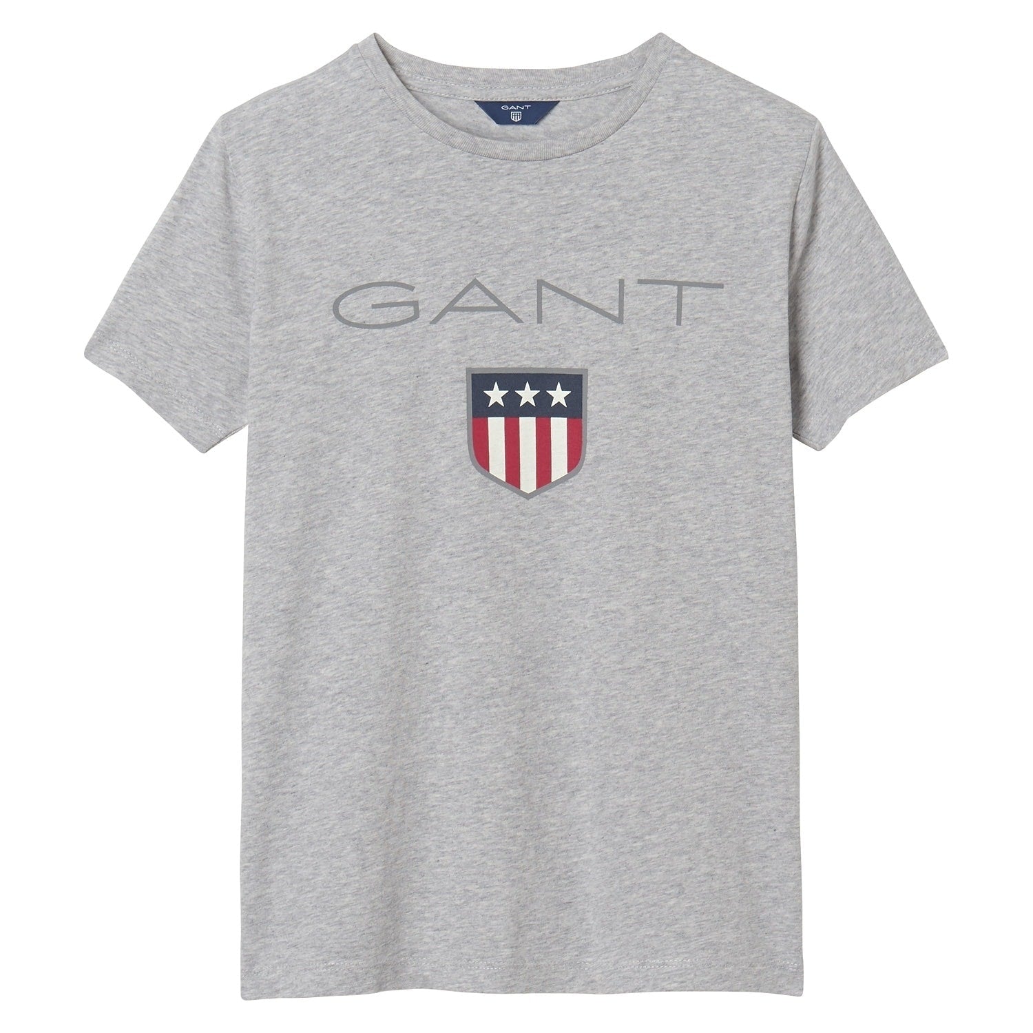 GANT Jungen T-Shirt - Teen Boys SHIELD Logo, Kurzarm, Rundhals, Baumwolle, uni