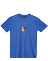 GANT Jungen T-Shirt - Teen Boys SHIELD Logo, Kurzarm, Rundhals, Baumwolle, uni