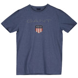 GANT Jungen T-Shirt - Teen Boys SHIELD Logo, Kurzarm, Rundhals, Baumwolle, uni