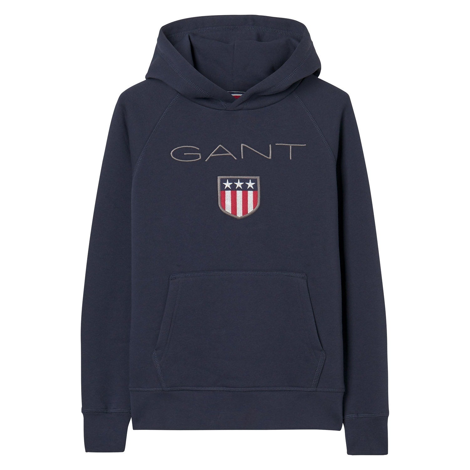 GANT Jungen Sweatshirt - Teen Boys SHIELD Hoodie, Kapuzen-Pullover, Logo, uni