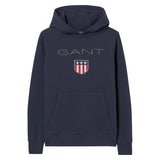 GANT Jungen Sweatshirt - Teen Boys SHIELD Hoodie, Kapuzen-Pullover, Logo, uni