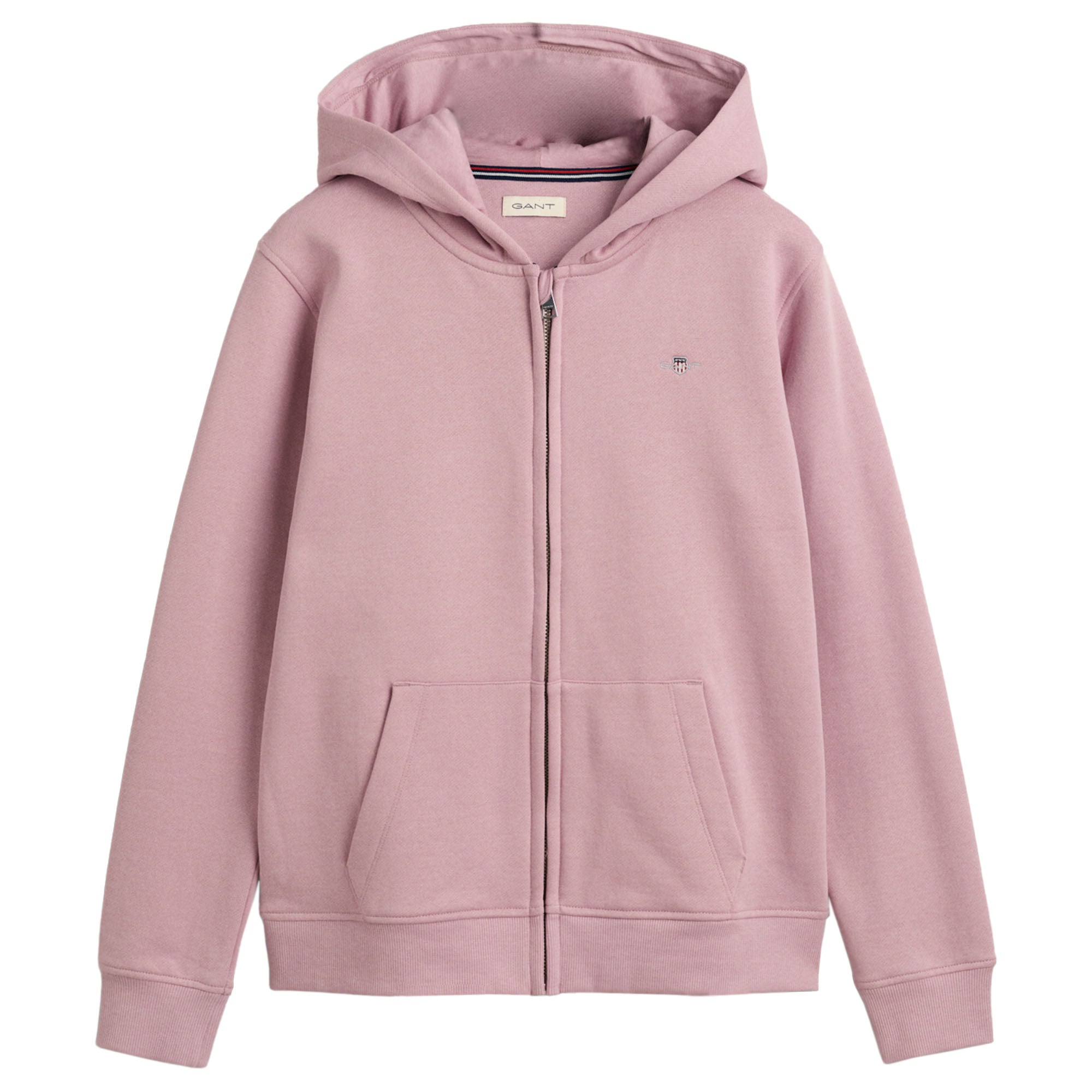 GANT Kids Sweat Jacket - SHIELD FULL ZIP HOODIE, hood, zip, cotton