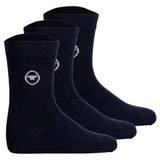 TOM TAILOR Unisex Kinder Socken, 3er Pack - Strümpfe, Baumwolle, Logo, einfarbig