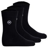 TOM TAILOR Unisex Kinder Socken, 3er Pack - Strümpfe, Baumwolle, Logo, einfarbig