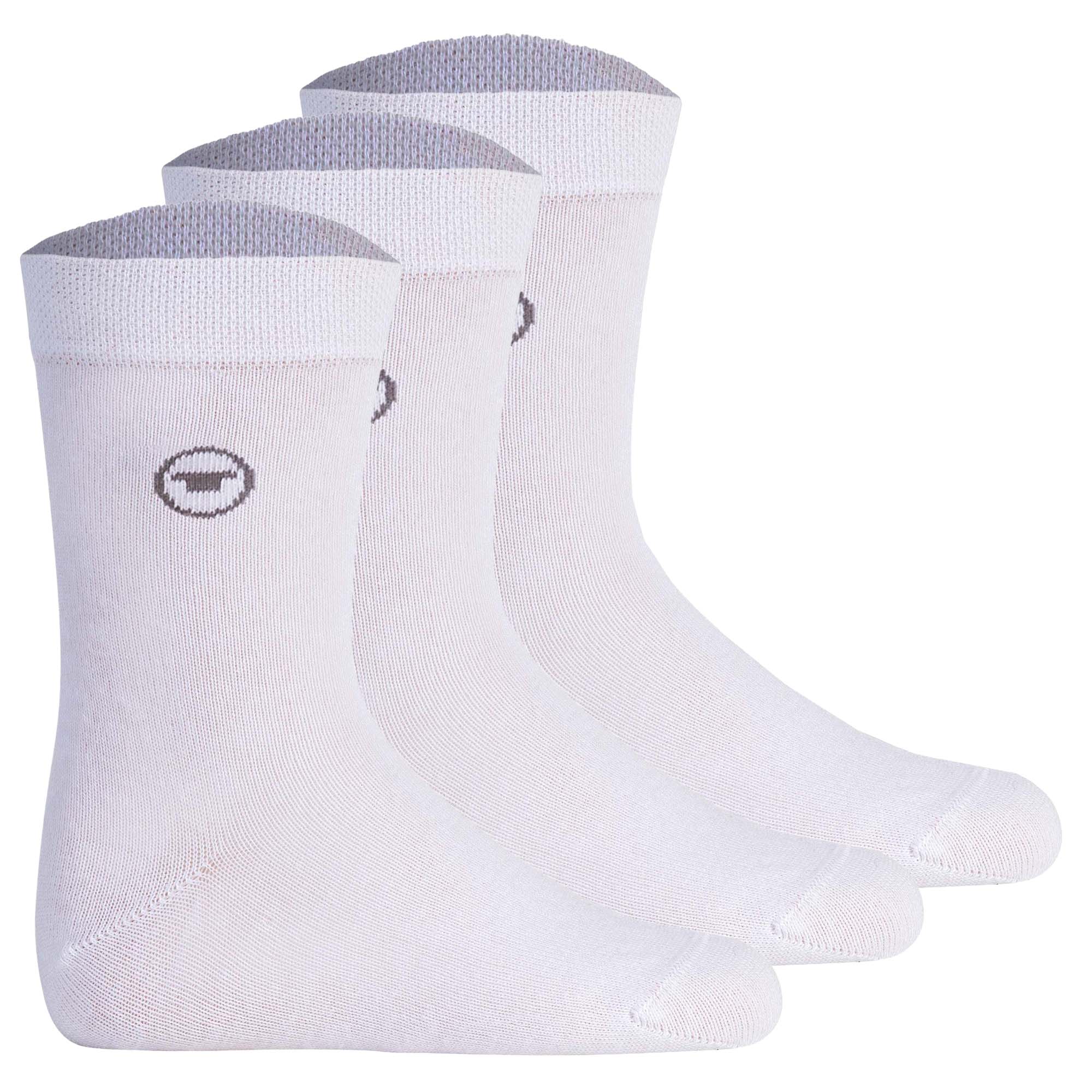 TOM TAILOR Unisex Kinder Socken, 3er Pack - Strümpfe, Baumwolle, Logo, einfarbig