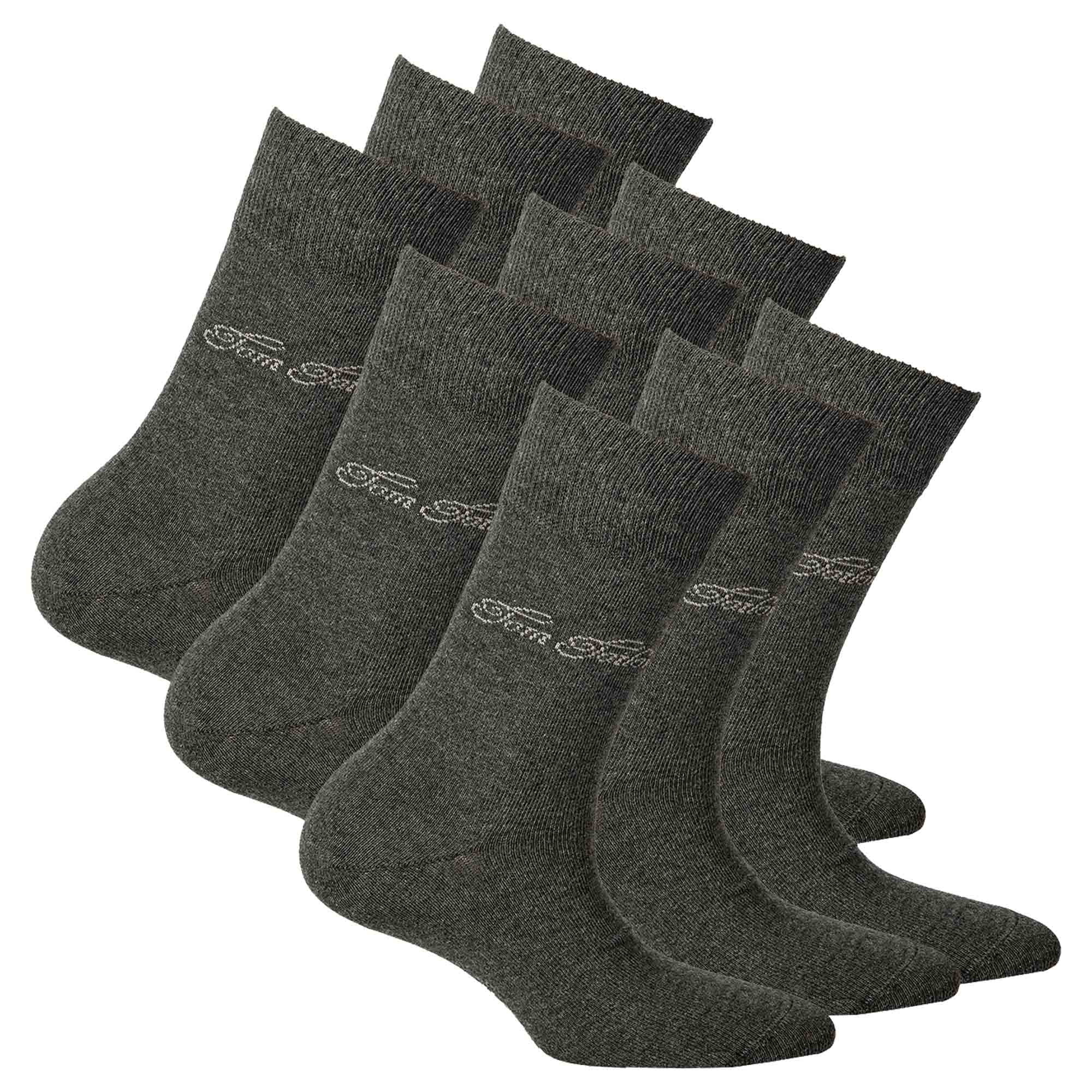 TOM TAILOR 9er Pack Damen Socken - Basic, einfarbig