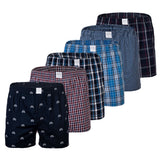 MG-1 Herren Web-Boxer, 6er Pack - Classic Boxer-Shorts, gemustert, Spar-Pack