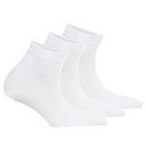 Tamaris Damen Quartersocken, 3er Pack - Comfort Cotton Quarter, einfarbig