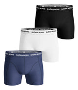 BJÖRN BORG Herren Boxershorts 3er Pack - Pants, Cotton Stretch, Logobund