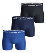 BJÖRN BORG Herren Boxershorts 3er Pack - Pants, Cotton Stretch, Logobund