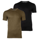 DIESEL Herren T-Shirt 2er Pack - UMTEE-RANDAL-TUBE, Rundhals, kurzarm, einfarbig