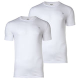 DIESEL Herren T-Shirt 2er Pack - UMTEE-RANDAL-TUBE, Rundhals, kurzarm, Logo