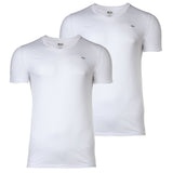 DIESEL Herren T-Shirt 2er Pack - UMTEE-MICHAEL-TUBE, V-Ausschnitt, kurzarm, Logo