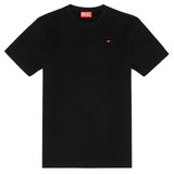 DIESEL Men T-Shirt - T-JUST-MICRODIV, Short Sleeve, Round Neck, Cotton, Plain Color