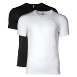 MOSCHINO Herren T-Shirt 2er Pack - Crew Neck, Rundhals, Stretch Cotton, uni