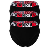 DIESEL Damen Highwaist-Slips, 3er Pack - SAM-D-CORE, Cotton Stretch, Logobund