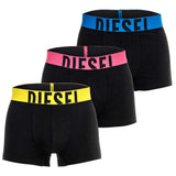 DIESEL Herren Boxershorts, 3er Pack - DAMIEN-D-POP, Trunks, Cotton Stretch