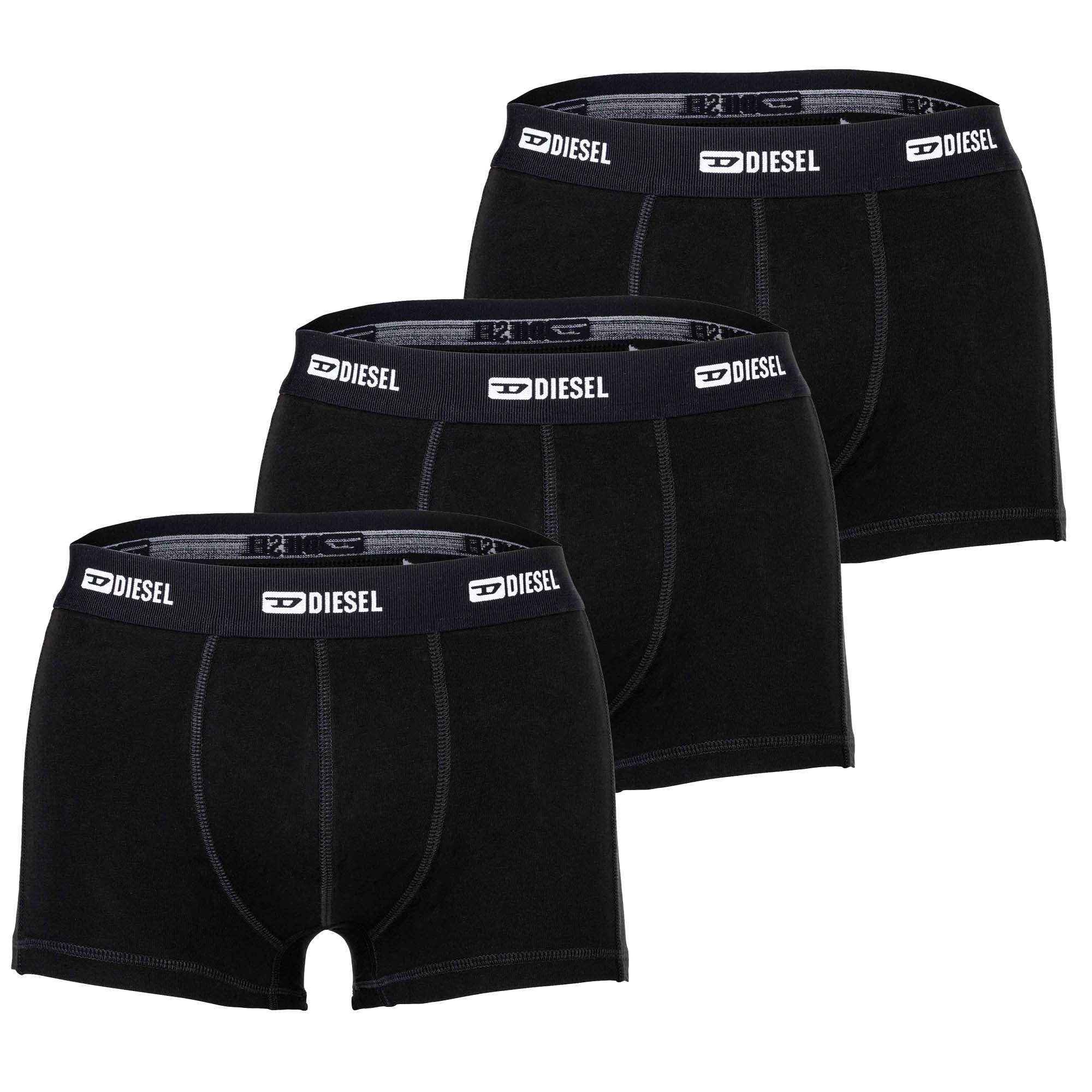 DIESEL Herren Boxershorts, 3er Pack - DAMIEN-UTLT, Trunks, Cotton Stretch