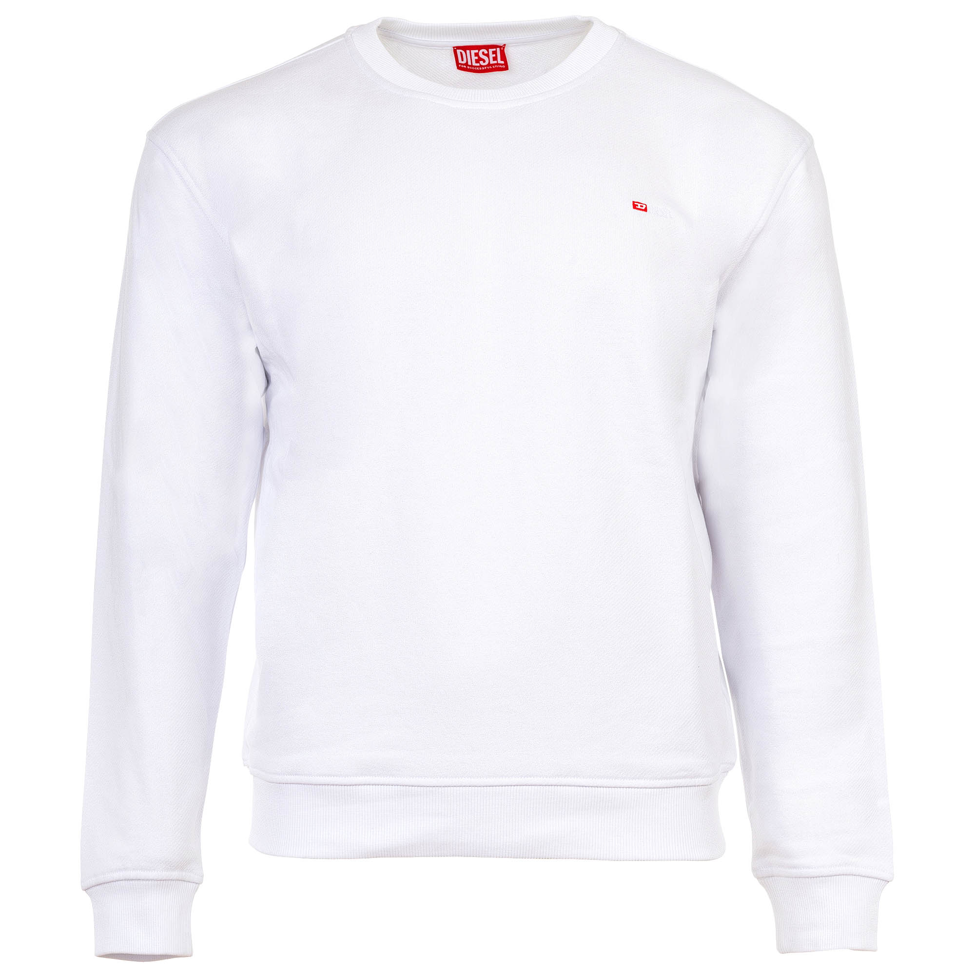 DIESEL Herren Sweatshirt - NORM-MICRODIV, Sweatshirt, Rundhals, Logo, Baumwolle